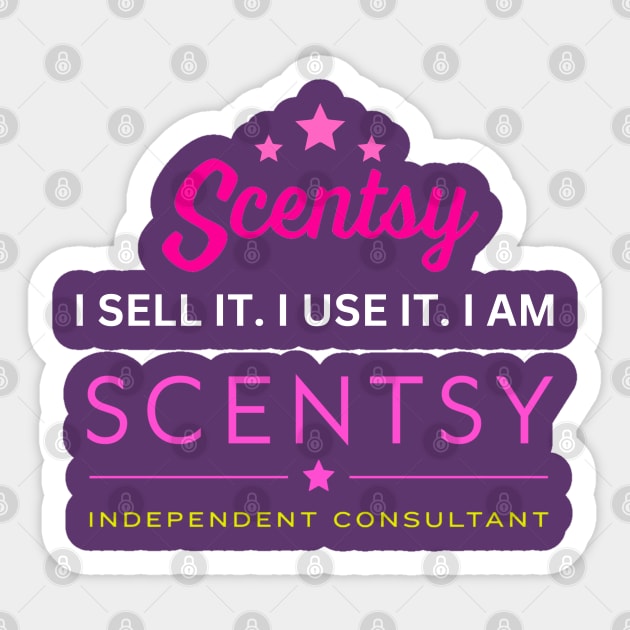 i sell it, i use it, i am scentsy independent consultant Sticker by scentsySMELL